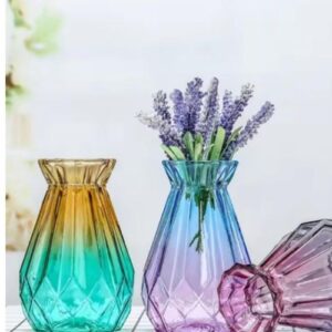 AD Portable Glass Flower Vase