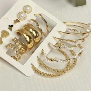 Multi-style Gold Earrings