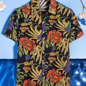 Men’s Vintage Graffiti Hawaiian Shirt